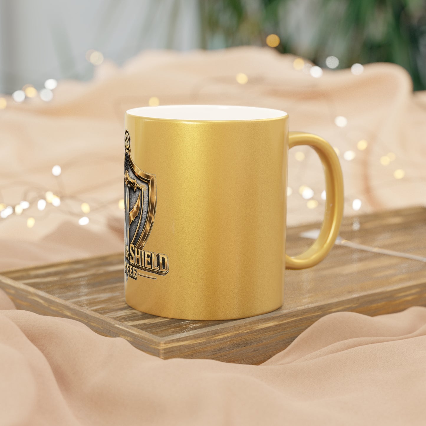 Sword & Shield Metallic Mug