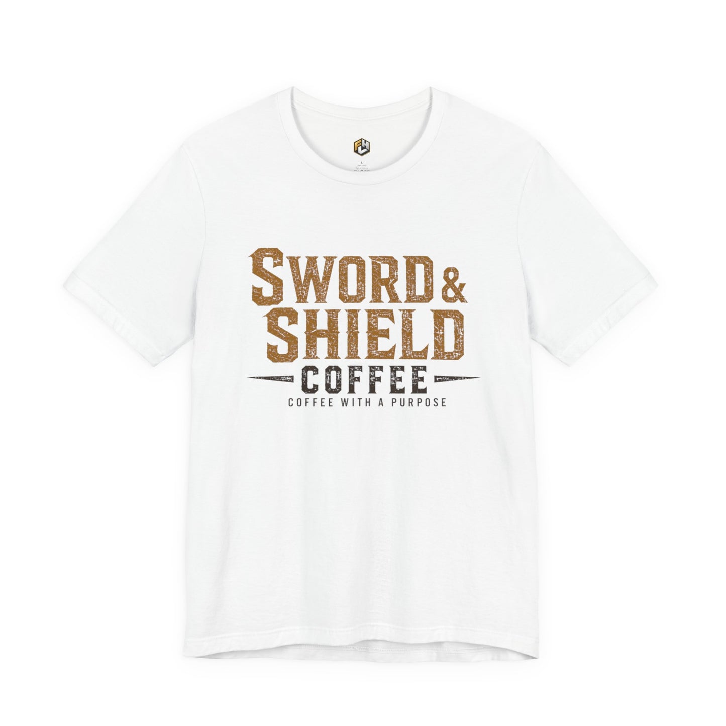 Sword & Shield Coffee T-Shirt