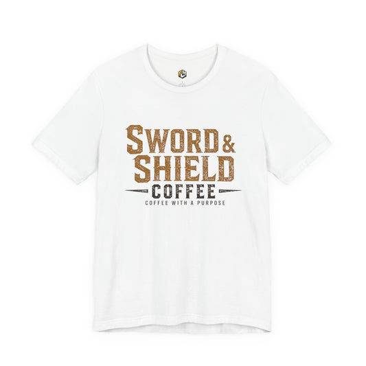 Sword & Shield Coffee T-Shirt