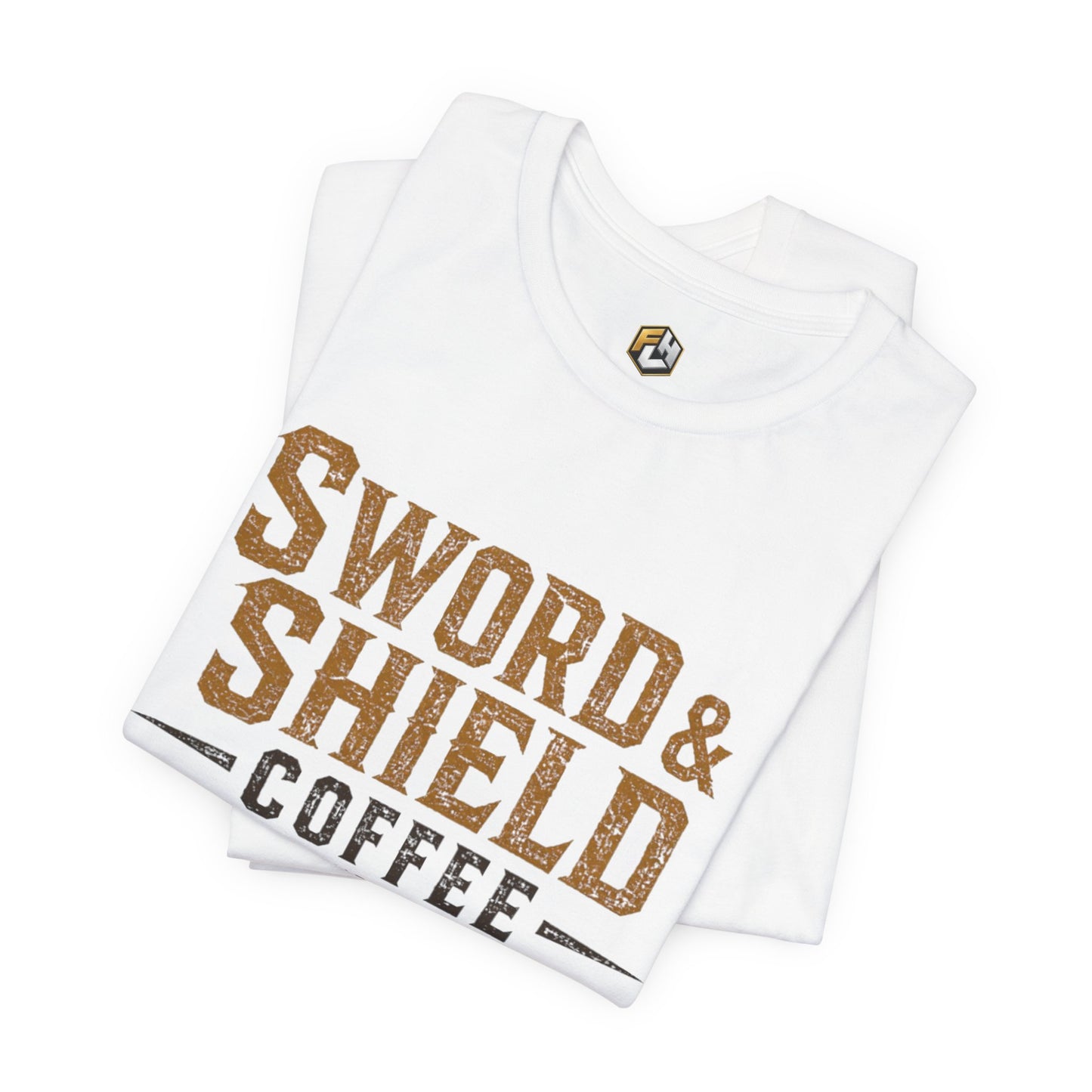 Sword & Shield Coffee T-Shirt