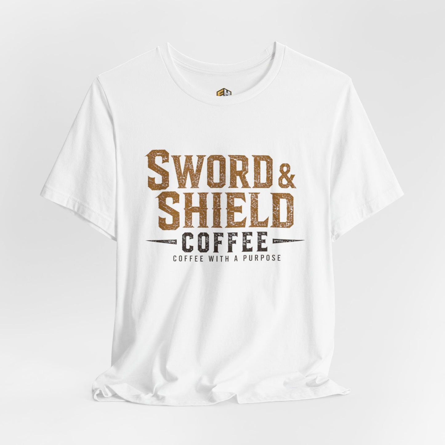 Sword & Shield Coffee T-Shirt