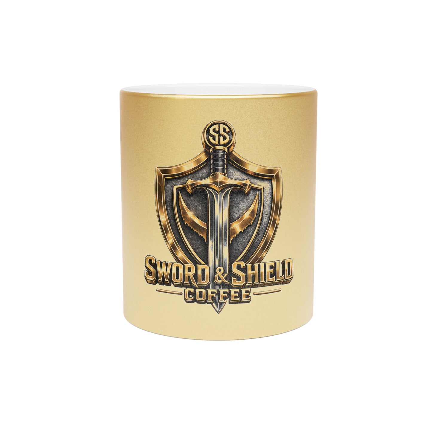 Sword & Shield Metallic Mug